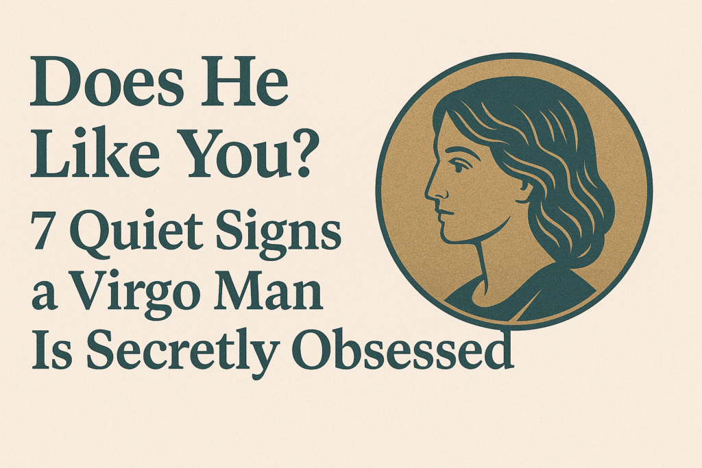 Does He Like You? 7 Quiet Signs a Virgo Man Is Secretly Obsessed